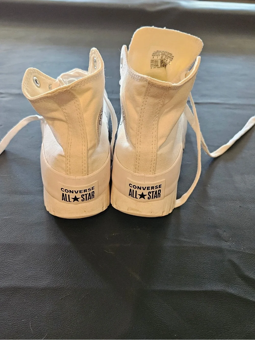 Converse Platform High Top Sneakers in Off-White